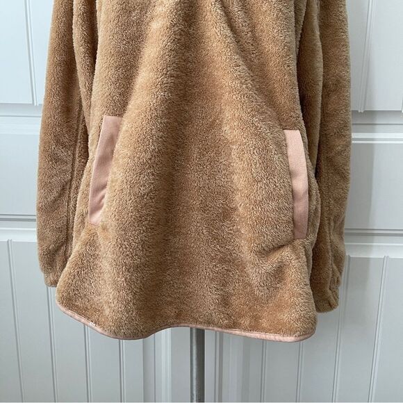 Pink Lily Tan Quarter Zip Sweater - Picture 6 of 9